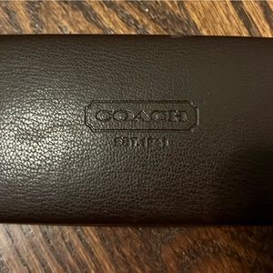 Coach glasses case